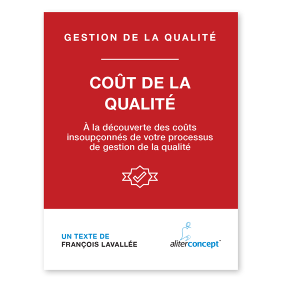 Ebook : Coût de la qualité